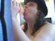 Sucking the bottle